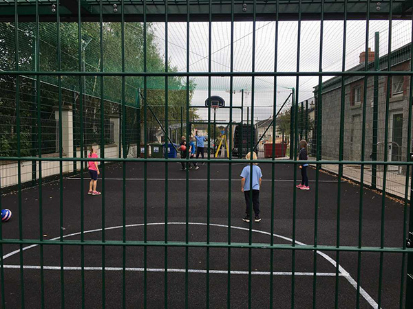 ball playing area